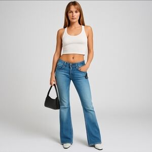 Miss Sixty NWT Low Rise Flare Mania Jeans 29x34 Y2K Vintage Streetwear